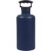 FIFTY-FIFTY 64oz Stainless Steel Growler Water Bottle, Navy - Double Wall Vacuum Insulated with 3 Finger Cap - Buy Online on SooperMarket.com