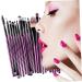 Angoily 20pc Makeup Purple Kit Make-up Tube Shadow Black Eye Toiletry Brush Tool Cosmetic Making Rod - Buy Online on SooperMarket.com