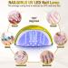NAILGIRLS 150W UV LED Nail Lamp for Home Salon Professional | Gel Polish Nail Dryer with Timer Presets | Auto Sensor & Detachable Base | Gold Nail Art Tools for Fingernail & Toenail - Buy Online on SooperMarket.com