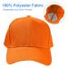 Aomig Unisex Baseball Cap - Adjustable Sun Protection Cap for Men & Women - Outdoor Running Tennis Golf Travel (Orange) - Buy Online on SooperMarket.com