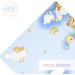 Baby Swaddle Wrap Blanket | Newborn Cotton Swaddling Sleeping Bag 0-3 Months (Ladders Blue) - Buy Online on SooperMarket.com