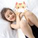 Buy Mewaii 90cm Soft Orange Kitten Plush Toy - Cuddly Stuffed Animal Pillow Gift for Kids (3+ Years) - Buy Online on SooperMarket.com
