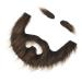 Mikinona 1 Set Beard Dress up Beard Fake Beards for Costumes Self Adhesive Beard DIY Fake Mustache Plush