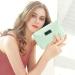 MAANGE Small Green PU Leather Makeup Bag for Women | Travel Cosmetic Pouch with Zipper | Portable & Versatile - Buy Online on SooperMarket.com