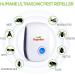 Indoor Ultrasonic Pest Repeller - Electronic Plug-in Control for Roach, Rodent, Mouse, Bugs, Mosquito, Mice, Spider - 4 Pack - Buy Online on SooperMarket.com