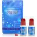 2 Bottles Sky Glue for Eyelash Extensions S+ | Super Strong Black Lash Extension Adhesive for Professional Long Lasting Semi Permanent Individual Lash Extensions | Fast Drying / 7+ Week Retention 5ml