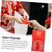MAGICLULU 2 Pcs Tassel Fabric Red Envelope Hongbao Envelopes Lucky Money Packets Chinese New Year Red Packet Purses for Weddings Red Purse Wedding Cloth Envelopes Money Bag Brocade Christmas Assorted Color 1x2pcs 18X10.5CMx2pcs - Buy Online on SooperMarket.com