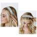 WOVOWO Rhinestone Headband - Sparkly Crystal Diamond Hair Accessories for Women, Non Slip Fashion Bling Head Band - White - Buy Online on SooperMarket.com