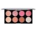 DELISOUL 8 Colors Blush Palette - Contour, Highlighter & Peach Pink Face Blush | Professional Shimmer Foundation Powder - Buy Online on SooperMarket.com
