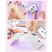 SUNUV SUN8 Pink Gel UV LED Nail Lamp 36W with Auto Sensor and 3 Timers - Buy Online on SooperMarket.com