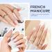 Modelones French Tip Tool Set - 6 Pcs Nail Stamp Kit for DIY French Manicure | Gel & Acrylic Nail Accessories - Buy Online on SooperMarket.com