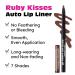 Ruby Kisses Auto Lip Liner Pencil - Long Lasting & Smooth Application - Brown - Buy Online on SooperMarket.com