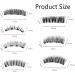 Magnetic Eyelashes Reusable Self-Adhesive Eyelashes with Applicator Natural Fluffy Curling Long Eyelashes 3D Effect Waterproof Fake Eyelash Set KS01-4 - Buy Online on SooperMarket.com