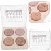 WOONEKY Highlight Eye Shadow Powder Light Blue Eyeshadow Korean Eyeshadow Rose Gold Eyeshadow Blouses - Buy Online on SooperMarket.com