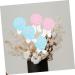 Warmhm 4 Pcs Lollipop Cosplay Party Supplies Fairy Accessories Wedding Favors Toy for Kids Princess Fairy Wand Girl Fairy Wand Cake Pop Ornament Wooden Toys Plush Toy Wool Felt Bouquet - Buy Online on SooperMarket.com