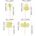 Cyodoos 24 Pcs Sweet Home Cupcake Toppers Glitter Welcome home Cupcake Picks Housewarming Cupcake Toppers New Home Theme Party Cake Decorations Supplies Golden Golden4 - Buy Online on SooperMarket.com