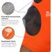 Harrison Howard Super Comfort Stretchy Fly Mask - Large Eye Space UV Protection & Breathability - Orange M Medium - Buy Online on SooperMarket.com