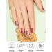 EBANKU 20 PCS Gel Nail Strips Gel Nail Strips Full Wraps Adhesive Gel Nail Stickers with Nail File and Stick(UV/LED Lamp Required)-3 # 3 - Buy Online on SooperMarket.com