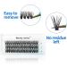 D Curl 0.07mm 16mm 40D Cluster Eyelash Extensions - DIY Lash Clusters - RR-16mm Clusters-40D-0.07-D - Buy Online on SooperMarket.com