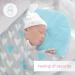 Baby Swaddle Wrap Blanket | Newborn Cotton Swaddling Sleeping Bag 0-3 Months (Blue Hearts) - Buy Online on SooperMarket.com