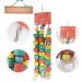 MQUPIN Bird Chewing Toy for Small Parrots - Multicolored Wooden Blocks - Ideal for Cockatiels & African Greys (S-20 inch) - Buy Online on SooperMarket.com