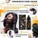 Black Hair Dye Shampoo - 3 in 1 Natural Hair Color & Grey Coverage | Long Lasting Instant Dye for Men & Women - Buy Online on SooperMarket.com