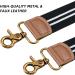 Dresime Caporal Carrier for Men - 4 Strong Hook Clips X Shape Elastic Adjustable Braces for Work & Motorcycle Pants Overalls & Jeans - Durable & Stylish Design - Buy Online on SooperMarket.com
