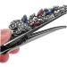 minkissy clips Metal rhinestone hair barrette crocodile skin alligator hair clip Miss - Buy Online on SooperMarket.com