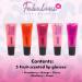 abeec Scented Lip Gloss Set 5 x Lip Gloss Pack - Strawberry Blueberry Cherry Orange And Grape Kids Makeup Sets For Girls Kids Lip Gloss Sets For Girls - Buy Online on SooperMarket.com