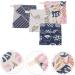 FOMIYES Tampon Organizer 4pcs - Menstrual Pad & Tampon Holder | Cute Monstera Leaves Design | Bathroom & Travel Storage Bag - Buy Online on SooperMarket.com
