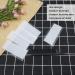 180 Pieces Hair Extension Tape Tabs Double Sided Replacement Tape for Hair Extensions Double Sided Extension Tapes Tape Extension Replacement Tape with Rat Tail Comb White (White) - Buy Online on SooperMarket.com