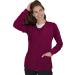 Green Town Women's Zip Front GT Performance Warm-Up Scrub Jacket - Large Wine/Berry - Buy Online on SooperMarket.com