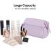Narwey Large Purple Makeup Bag Travel Toiletry Organizer for Women - Buy Online on SooperMarket.com