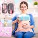 Baby Healthcare & Grooming Kit 7-in-1 | Nail Clipper, Brush, Comb, Scissors, File, Nasal Aspirator, Toothbrush | Pink Baby Safety Care Set - Buy Online on SooperMarket.com