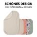 Hauck Topper & Towel for Changing Mat - Breathable Muslin & Terry Cloth Washable 60 C Unisex Design for Hauck Change N Clean (Beige Dots) - Ideal for Babies - Buy Online on SooperMarket.com
