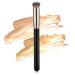 WLLHYF Concealer Brush Foundation Brush, Eye Mini Angled Flat Top Kabuki Nose Contour Brush, Liquid Blending Mineral Powder Makeup Tools (14 x 145mm, Long) Style A
