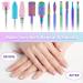 HEYMKGO Nail Drill Bits Set - 11pcs Electric Kit for Salon Acrylic Gel Manicure Pedicure Tools - Buy Online on SooperMarket.com