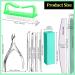 Fandamei Nail File 100/180 - Gel Nail Buffer & Manicure Set | Nail Files Tongs & Shavers - Z-Green - Buy Online on SooperMarket.com