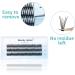 Individual Cluster Lashes C Curl 0.10mm 13mm 120Pcs | Soft 3D Effect DIY Eyelash Extensions - RR-13mm Clusters-YW-0.10-C - Buy Online on SooperMarket.com