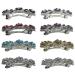 Set of 8 Sparkly Crystal Hair Barrettes - Small French Clips in 8 Colors - JCGY 8338 - Buy Online on SooperMarket.com