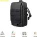 Buy Tactical EDC Bag | Multifunctional Gadget Organizer & Cell Phone Holder - Ideal for Camping Hiking & Cycling - Compact Black Belt Bag - Buy Online on SooperMarket.com