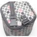 LCY Insulated Baby Bottle Cooler Bag | Holds 4 Bottles | Grey & Pink Dots - Buy Online on SooperMarket.com