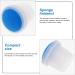 Minkissy 8 pieces sponge head bottle refillable sponge head applicator plastic empty liquid medicine bottles skin care scalp hair care medicine cosmetic travel use - Buy Online on SooperMarket.com