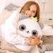 Mewaii 14'' Soft Gray Panda Mushroom Pillow Stuffed Animal Plush - Cuddly Panda Toy for Kids | 14 Inch Gray and White Plushie - Buy Online on SooperMarket.com
