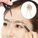 TOOYFUL Brake Caliper Professional Eyebrow Drawing Tool Removable Reusable Tag for Make Up Shaper DIY Symmetrical Tool - Gold - Buy Online on SooperMarket.com