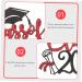 Warmhm 12 Pcs 2023 Graduation Arrangements Mw Graduation Party Cake Topper Graduation Dessert Toppers Graduation Picks Decor Ornament Grad Party Cupcake Topper Cake Supplies Paper Cup Red - Buy Online on SooperMarket.com