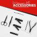Kichly 18-Part Manicure Set for Women & Men - Nail Tools & Accessories with Travel Case - Nail Clip Set & Scissors (Red/Black) - Buy Online on SooperMarket.com
