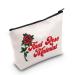 LEVLO Bachelorette Party Zippered Cosmetic Bag Inspired by the TV Series "Final Rose" Final Rose Materia