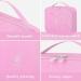 Keraneet 2-Piece Medication Bag | Dust-Repellent Portable Pharmacy Storage for Travel & Home - Pink - Buy Online on SooperMarket.com