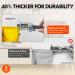 VGO Reusable Gloves for Kitchen & Cleaning | Long Arm XL 3-Pack | Durable & Multifuntional Household Gloves - Buy Online on SooperMarket.com